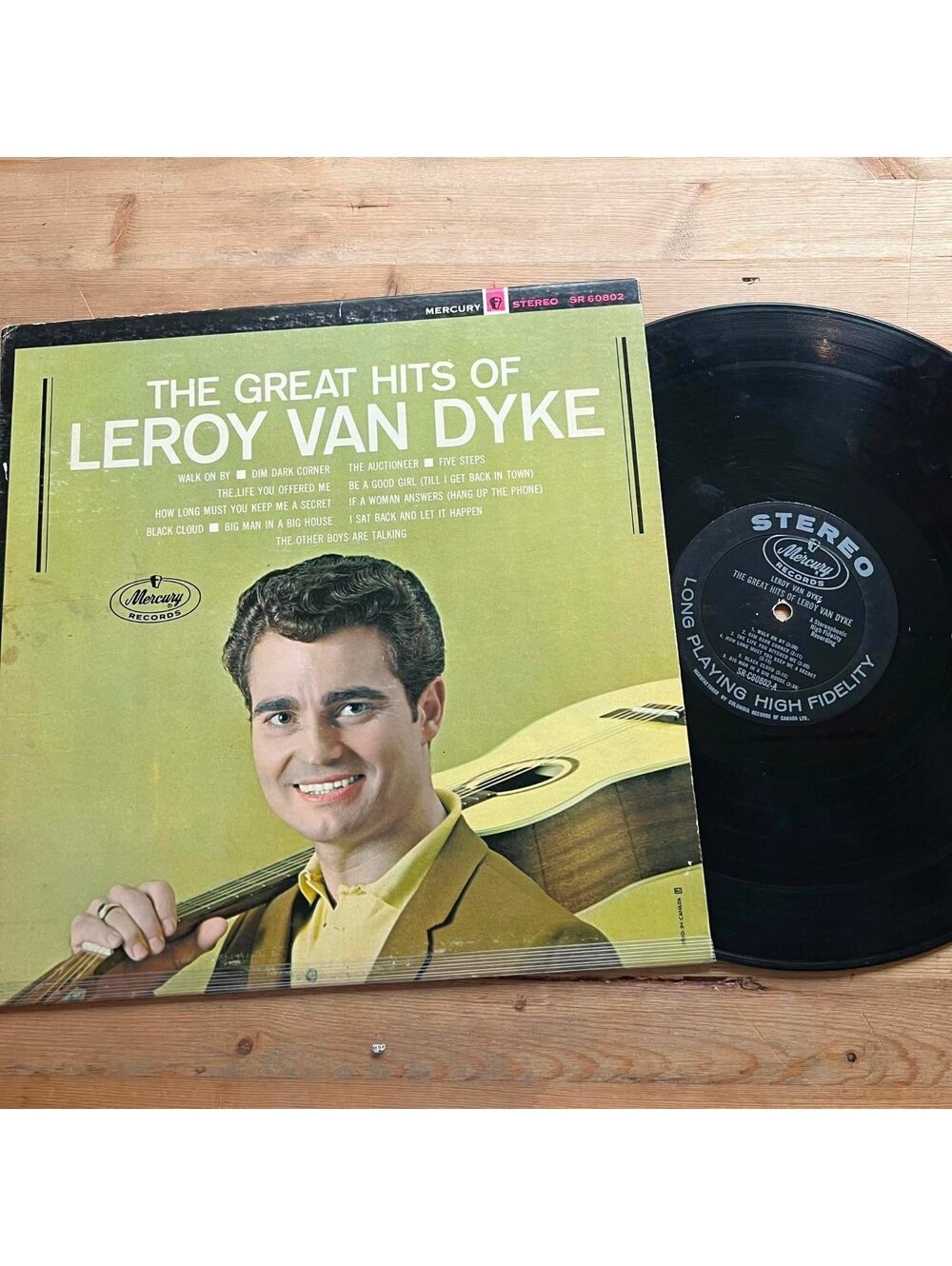 Leroy Van Dyke - The Greatest Hits of Leroy Van Dyke 33rpm VG+ VR19